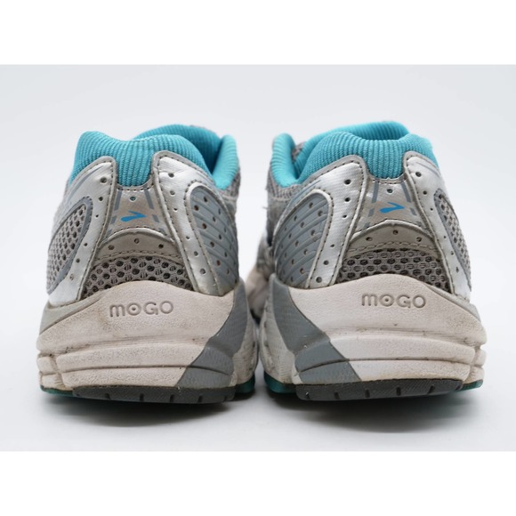 Brooks Running Shoes Womens 6 Addiction Gray Silver Lace Up Athletic Sneakers - Picture 9 of 12
